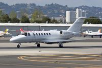 N417C @ SMO - 2005 Cessna 525B CitationJet on her takeoff roll on RWY 21 for a one-hour flight to Lake Tahoe (KTVL).