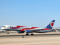 N905AW @ KLAS - America West Airlines - 'Ohio' / Boeing 757-2S7 / Cool...something different! - by SkyNevada - Brad Campbell