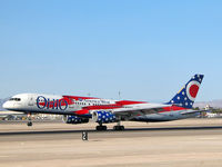 N905AW @ KLAS - America West Airlines - 'Ohio' / Boeing 757-2S7 / Cool...something different!