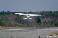 N6274T @ PVG - And there she goes!  With plenty of room to spare before those trees - by Paul Perry