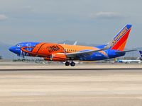 N224WN @ KLAS - Southwest Airlines - 'Slam Dunk' / 2005 Boeing 737-7H4 / Today I met Dean Heald at McCarran. I'm really proud of this photo and I owe it to him and all his kind help. Thanks Dean! - by Brad Campbell