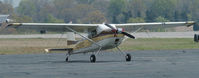 N2980C @ DAN -  1954 Cessna 180 parked on deck in Danville Va. - by Richard T Davis