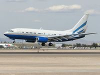 N108MS @ KLAS - Yona Aviation / 2002 Boeing 737-7BC