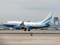N108MS @ KLAS - Yona Aviation / 2002 Boeing 737-7BC
