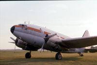 N23AC @ KDPA - Old N number, arrived with other warbirds, C-46F 44-78628 - by Glenn E. Chatfield