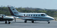 N88UA @ DAN - 1988 Beech 400 in Danville Va. from Arkansas Razorback country. - by Richard T Davis