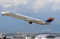 N902DA @ LAX - Delta Airlines N902DA (FLT DAL309) departing RWY 25R enroute to Salt Lake City Int'l (KSLC), Utah. - by Dean Heald