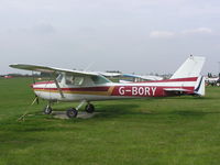 G-BORY @ EGCL - Cessna 150L at Fenland - by Simon Palmer