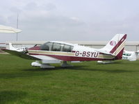 G-BSYU @ EGCL - Robin DR400-180 at Fenland - by Simon Palmer