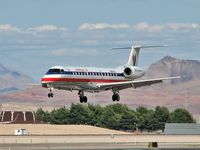 N808AE @ KLAS - American Eagle Airlines / 2001 Embraer EMB-135KL
