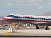 N808AE @ KLAS - American Eagle Airlines / 2001 Embraer EMB-135KL