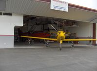 N724DC @ SZP - 2005 Gray/Sherick GRAY-SPECIAL TURBINE LEGEND, Walter M-601D 724 shp Turboprop, Vne 400 mph, N724DG behind in hangar - by Doug Robertson