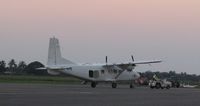 DQ-AFR @ SUV - Air Fiji's Harbin Y-12 being towed to the hangar after a long working day - by Micha Lueck