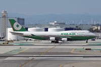B-16411 @ LAX - EVA Air B-16411 taxiing to the international terminal after arriving om the North Complex. - by Dean Heald