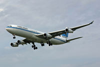 9K-AND @ LHR - Airbus A340 313 - by Les Rickman