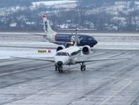 I-EXMU @ KRK - Alitalia - Embraer 145 vs. marshal air - by Artur Bado?