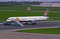 N556TZ @ SNN - Boeing 757 33N - by Les Rickman