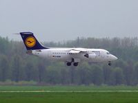 D-AVRM @ KRK - Lufthansa - landing on rwy 25 - by Artur Bado?
