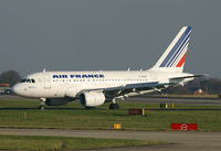 F-GUGI @ EGCC - Air France baby bus arriving at MAN. - by Kevin Murphy
