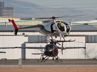 N58431 @ VGT - LVMPD / 1979 Hughes 369D - by SkyNevada - Brad Campbell