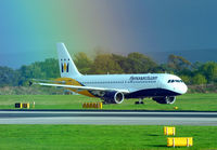 G-MRJK @ EGCC - Gold at the end of the rainbow? - by Kevin Murphy