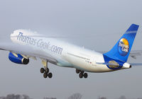 G-OJMB @ EGCC - Leaving in the early morning mist. - by Kevin Murphy