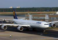 D-AIHB @ FRA - Fine looking A.340 passing the viewing terrace. - by Kevin Murphy