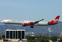 G-VBLU @ LAX - Virgins latest A.340 drifting into Los Angeles. - by Kevin Murphy