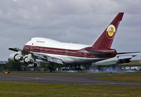 VP-BAT @ BOH - Boeing 747 SP-21 - by Les Rickman