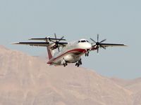 N328MX @ VGT - Vision Air / 1966 Dornier Luftfahrt Gmbh 328-100 - Taking off from RWY 7 / Sunrise Mt. in background - by SkyNevada - Brad Campbell