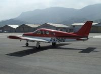 N8798E @ SZP - 1976 Piper PA-28R-200 ARROW II, Lycoming O&VO-360 200 Hp, taxi to Runway 22 - by Doug Robertson
