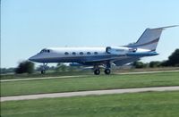 N90CP @ ARR - This N number is now on another airplane, but this is a nice shot of a Gulfstream landing - by Glenn E. Chatfield