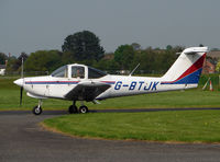 G-BTJK @ EGBO - Piper PA-38-112 Tomahawk - by Robert Beaver