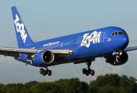 C-GZMM @ EGCC - Coming in on 06L. - by Kevin Murphy