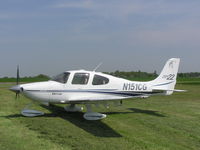 N151CG @ EGBT - Cirrus parked on the airfield at Turweston - by Simon Palmer