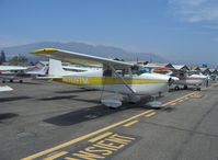 N7097M @ SZP - 1958 Cessna 175 SKYLARK, Continental GO-300-E 175 Hp, 3,200 rpm crankshaft speed to 1.33/1 reduction gearing for 2,400 rpm cruise - by Doug Robertson