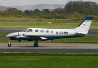 G-SAMM @ EGCC - Passing the viewing having just landed. - by Kevin Murphy
