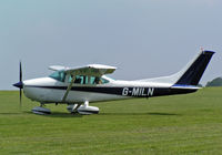 G-MILN @ EGHA - Cessna 182Q - by Les Rickman