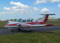 G-BYNY @ BOH - Beech 76 Duchess - by Les Rickman