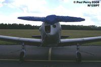 N128PT @ FKN - The 'business end', with the wooden prop protected from the elements - by Paul Perry