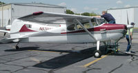 N1707D @ DAN - 1951 Cessna 170A in Danville Va. - by Richard T Davis