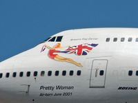 G-VROY @ KLAS - Virgin Atlantic - 'Pretty Woman' / 2001 Boeing Company BOEING 747-443 - by Brad Campbell