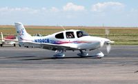 N194CM @ FTG - Cirrus Taxi to Take-Off at Front Range - by John Little