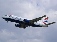 G-DOCA @ KRK - British Airways - Boeing 737-436 - by Artur Bado?
