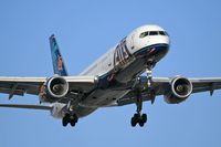 N514AT @ LAX - American Trans Air (ATA) N514AT (FLT AMT6010) from Jacksonville Int'l (KJAX) on final approach to LAX RWY 24R.