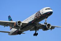 N514AT @ LAX - American Trans Air (ATA) N514AT (FLT AMT6010) from Jacksonville Int'l (KJAX) on final approach to LAX RWY 24R.