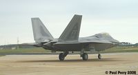 03-4051 @ LFI - One of the handful of Raptors demo'd that day, taxiing back in - by Paul Perry