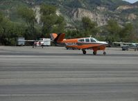 N20AC @ SZP - 1972 Beech V35B BONANZA, Continental IO-520-B 285 Hp, takeoff roll Runway 22 - by Doug Robertson
