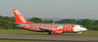 G-CELI @ EGCC - shiney manchester jet2 livery - by mike bickley