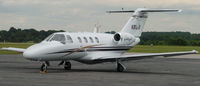 N31JB @ DAN - 1999 Cessna 525  belonging to race driver Jeff Burton in Danville Va. - by Richard T Davis